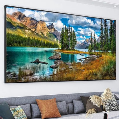 YALKIN Square 5D Diamond Art Kits for Adults, Large Forest Landscape Diamond Painting Kits Full Drill Diamond Painting Kit for Adult, DIY Picture Art for Home Wall Decor 40 x 70cm/15.7 x 27.6in