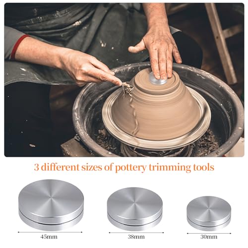 Ceramic Pottery Trimming Spinner Tool, Rotary Clay Turntable, 3 Sizes