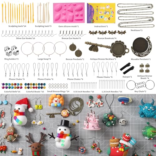 Polymer Clay 85 Colors, Modeling Clay for Kids, Oven Bake Molding Clay Kit