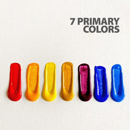 milo Acrylic Paint Set, 12 Primary Colors, 8 oz Bottles, Semi-Gloss | Safe, Non-Toxic, Made in the USA, Arts & Crafts Paints for Artists, Student & Hobby Painters, Paint Pack, Classroom, Bulk - style: Primary Set 12 x 8 oz