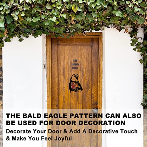 Bald Eagle Resin Mold - Eagle Wall Art with Mountain and Forest Tree - DIY Craft, Door Decor