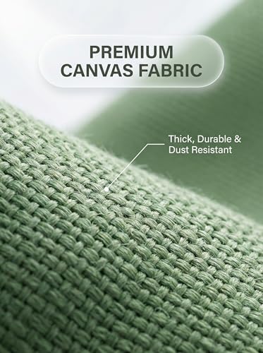 DUGATO Long Brush Holder & Organizer, Canvas Case 5.7 x 14.8 in, Green - color: Green, size: Large 5.7x14.8 inches