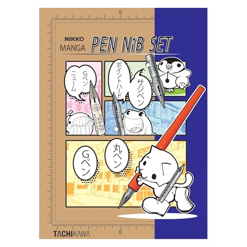 Tachikawa Pin Mfg. Tachikawa Nikko Manga Nib Set N-CPS