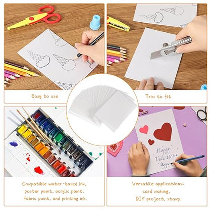 Cholemy 120 Pcs Foam Printing Plates 6 X 9 Inches White 1/20 Inch Thick - color: White, size: 6 x 9 Inches