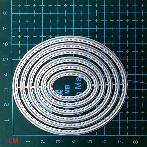 Cutting Dies Stencil Triangle Square Rectangle Round Ellipse Metal Mould for DIY Scrapbook Album Paper Card - style: Basic dies set