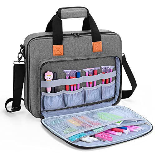 LUXJA Carrying Bag for A4 Light Pad and Diamond Painting Tools, Gray | Protective Case for Diamond Painting Light Box and Accessories, Bag Only - color: Gray