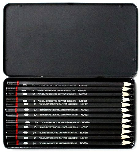 Professional Sketch pencils Drawing pencils set for Kids and Adults,Art sketching pencils for Artists Beginner(8B-2H).(12-Count) - size: 1 Count (Pack of 12)