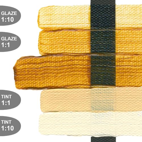 GOLDEN Heavy Body Acrylics, Transparent Yellow Iron Oxide, 5 fl. oz. Tube | Artist grade acrylic paint with rich pigment load and a thick body that retains texture and toolmarks.