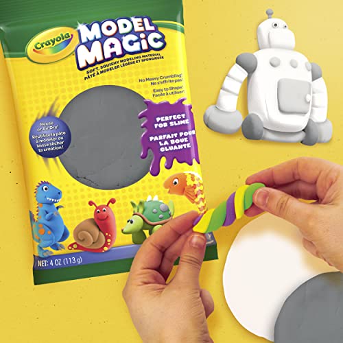 Crayola Model Magic in Gray, Modeling Clay Alternative, 4oz - color: Multicolored
