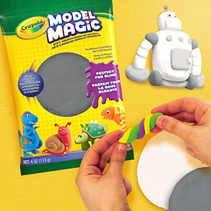 Crayola Model Magic in Gray, Modeling Clay Alternative, 4oz - color: Multicolored