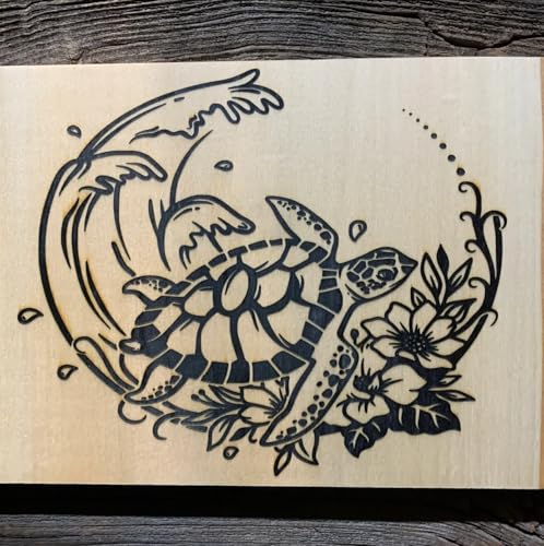 Sea Animal Stencils Reusable Turtle Shell Fish Stencil Jellyfish Octopus Dolphin Stencils for Painting on Wood Furniture Fabrics - style: Sea Animal