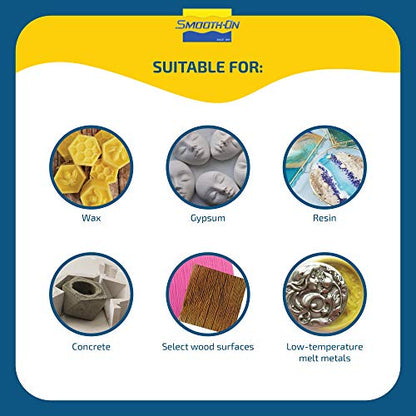 Smooth-On Mold Star 30 Silicone Mold Making Kit - Easy to Use & Long-Lasting Silicone Mold (2-Pound) | Long-Lasting Silicone Mold - size: Pint Unit