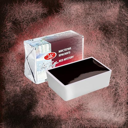 White Nights Limited Edition Granulation Metamorphoses Watercolor Collection of Professional Artist Grade Paints Vibrant Lightfast Colors by Nevskaya Palitra (Red Mystery) - color: Red Mystery