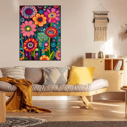 Dugsmgd Flowers Diamond Art Kits for Adults, Diamond Painting 12x16 Inch - color: Flowers-B