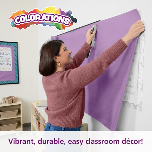 Colorations Dual Surface Paper Roll, Purple, 36" x 1000' - color: Purple