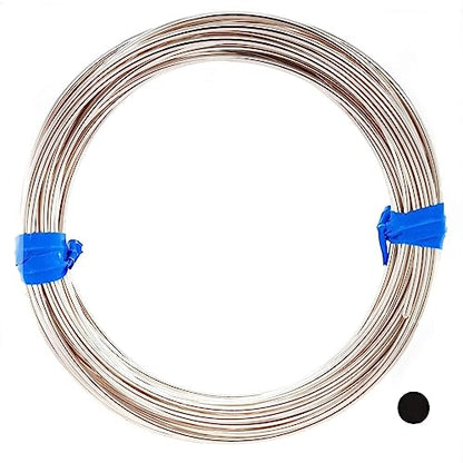 CRAFT WIRE 18 Gauge, 925 Sterling Silver Wire (Round) Dead Soft Made in USA - 10FT | Sterling Silver Wire for Jewelry Making, Wire Wrapping, Solid 925 Sterling Silver, High Quality Made in USA - size: 18 Gauge, style: 10 Feet