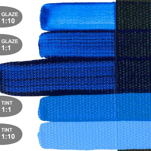 GOLDEN OPEN Slow-Drying Acrylics, Phthalo Blue (Red Shade), 8 fl. oz. Jar