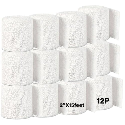 12P 2“X15 feet Plaster Cloth Rolls Paris Belly Casting Kit Pregnancy 2" W x 180 feet L - size: 2"X15f, style: 12P