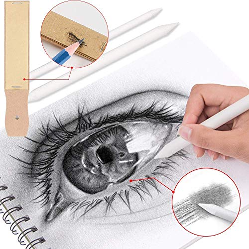 33 Piece Professional Art Kit Drawing Pencils with Sketch Kit, Charcoal Pencils, Graphite Pencils, Erasers with Kit Bag