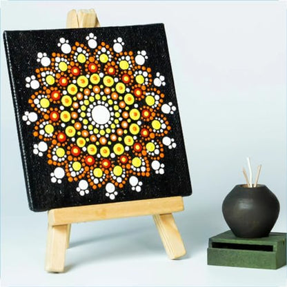 9 Pieces Mandala Dot Painting Tool Stencils Template Set, 8/12/16 Segment Creative Mandala Stencil Template for Rock Wood Canvas DIY Painting Art Projects