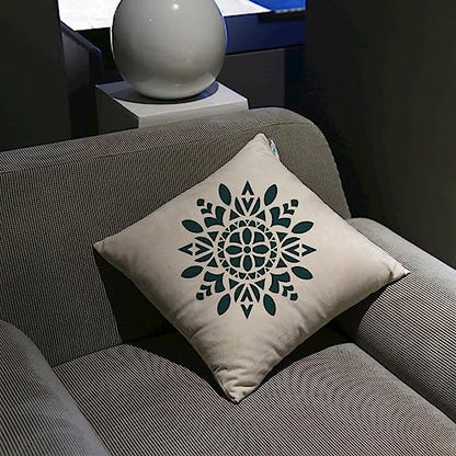 3 Pcs Extra Large Pattern Mandala Stencils Reusable Mandala Dot Painting Templates DIY Floral Spray Paint Stencil Drawing Craft Stencil for Wood Wall Tile Floor Canvas Furniture Rock Concrete (12x12) - color: Classic Style