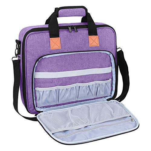 LUXJA Carrying Bag for A4 Light Pad and Diamond Painting Tools, Purple | Protective Case for Diamond Painting Light Box and Accessories, Bag Only - color: Purple