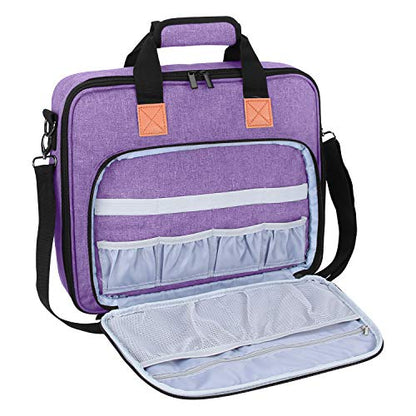 LUXJA Carrying Bag for A4 Light Pad and Diamond Painting Tools, Purple | Protective Case for Diamond Painting Light Box and Accessories, Bag Only - color: Purple