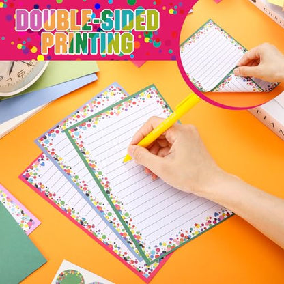 TaoBary 160 Pcs Polka Dot Stationery Paper and Envelopes Set, 5.5 x 8.25'' - size: 5.5 x 8.25 Inch, style: Dot