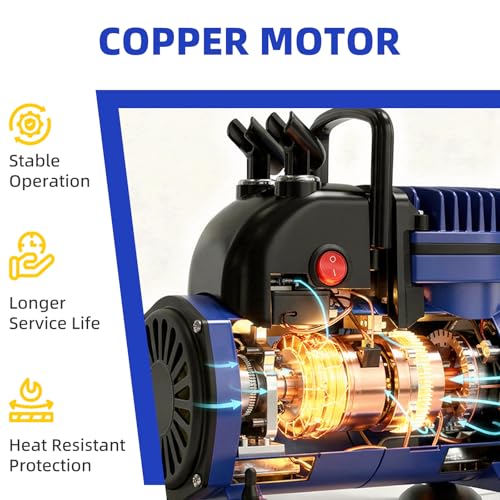 Complete Airbrush Compressor with 3 Airbrushes, Tank, Paint & Holder | Includes 3.2L Air Tank, 12 Colors Paint Set, Cleaning Tools & Mixing Wheel for Model Hobby, Crafts, Shoes, Helmet & Body Art