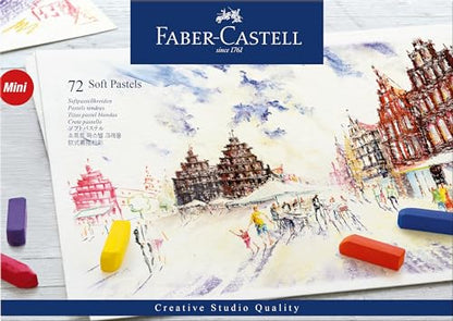 Faber-Castel FC128272 Creative Studio Soft Pastel Crayons (72 Pack), Assorted