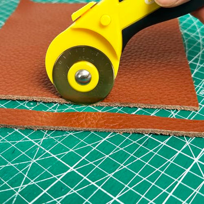 Titanium Coated 45mm Rotary Cutter Blades 50 Pack Rotary Blades for Fabric - color: Gloden