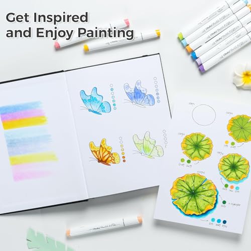 Ohuhu 7"x10" Marker Paper Pad Art Sketchbook for Drawing and Sketching - size: 7" x 10"