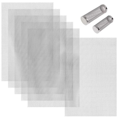BENECREAT 10 Pcs Aluminum Wire Mesh, Aluminum Screen, 11.8x7.87Inch White Sculpting Wire Mesh for Sculpting Clay, DIY Projects, Partitions, Jewelry, Masks, Home Decor Art