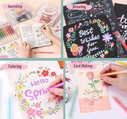 Acrylic Gel Pens for Coloring, 168 PCS Premium Gift Box Set - color: 168 Colors