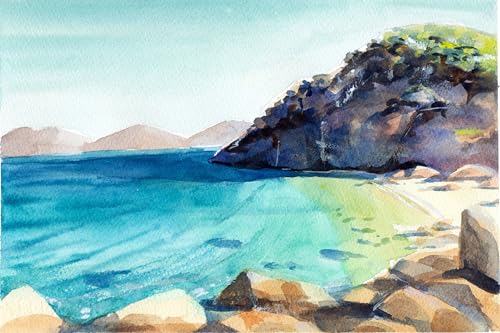 Escoda | Watercolour | Artist Set Marie Boudon | Size 9,10,14 | 3 Brushes | Synthetic White Toray + Tendo | Mottler + Angular + Round Pointed - color: Marie Boudon, size: Artist Set