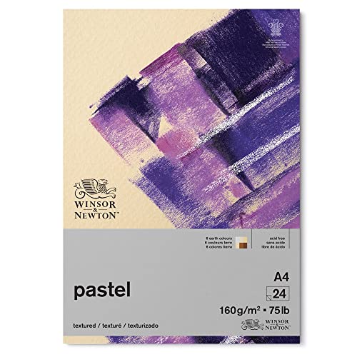 Winsor & Newton 6660765 Pastel Paper Earth Colours DIN A4 24 Sheets for Pastel Colours - color: Earth Colours, size: DIN A4 - 24 Blatt für Pastellfarben, style: Pastel paper pad – 160 g/m².