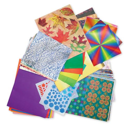 Roylco Paper Remnants Value Pack R15003 – 8 lbs Assorted Mixed Craft Paper, Bulk Collage & Art Supply Kit for Classroom, Kids & Teachers