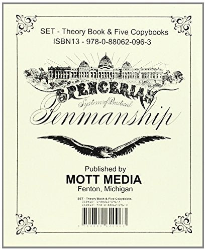 Spencerian Cursive Copybook Set Plus Theory