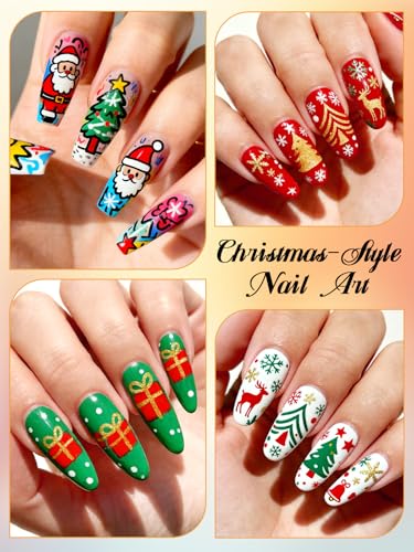 12 Color 3D Nail Art Pens Kalolary Nail Art Markers 0.7MM Nail Polish Pens - color: R