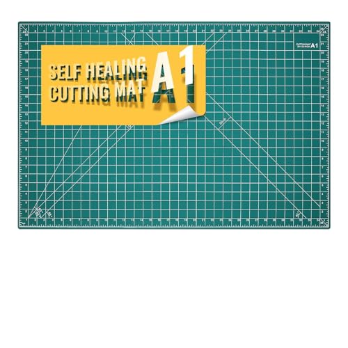 Prime Vinyl Cutting Mat, 23" x 35" Large Self Healing Sewing Mat, 5-Ply Heavy Cut Board, Rotary Cutting Mat for Crafts, Sewing Supplies and Quilting Tools.