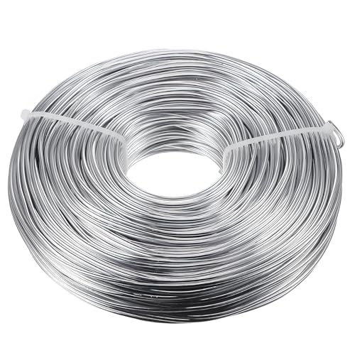 1 Roll Tecunite Aluminum Wire Craft Wire, 100 M X 3 mm, Silver - color: Silver, size: 100 M X 3 mm