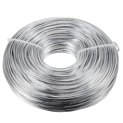 1 Roll Tecunite Aluminum Wire Craft Wire, 100 M X 3 mm, Silver - color: Silver, size: 100 M X 3 mm