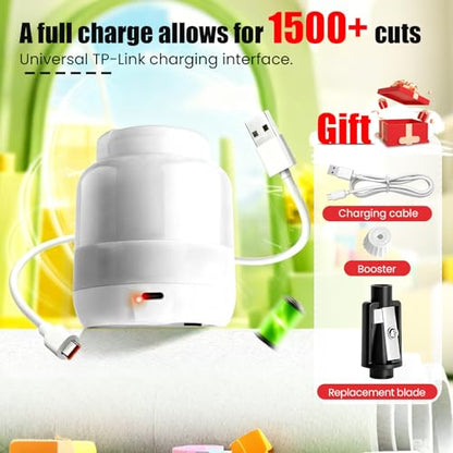 Electric Pencil Sharpener, Rechargeable Automatic Pencil Sharpeners for Kids Rechargeable Portable Small Pen Sharpener for Kids Gift,Can Replacement Blades,for in for 6-8mm Pencils for Home/School