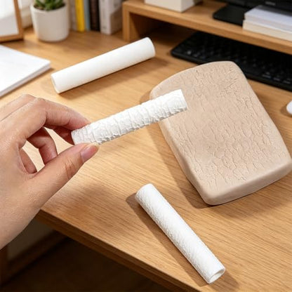 HOBBIESAY 3 PCS Polymer Clay Texture Roller Embossing Pottery Texture Rollers Clay Pottery Textures Rollers for Jewelry Making Embossing Potterys Textures Roller for Jewelry Making - color: White