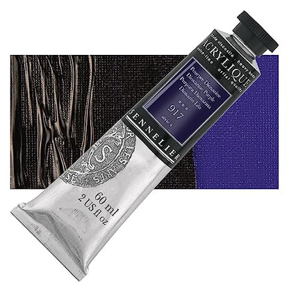 Sennelier Extra-Fine Artists' Acrylic, 60ml, Dioxazine Purple S4, 2.02 Fl Oz (Pack of 1) - color: Dioxazine Purple S4, size: 2 Fl Oz (Pack of 1)