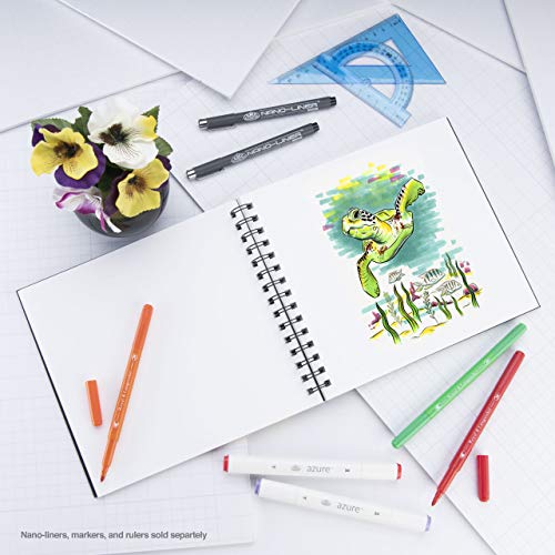 Bee Paper - 8" x 8" Creative Marker Drawing Journal - size: 8-inch x 8-inch, 50 Sheet Art Journal, style: Marker Art Journal