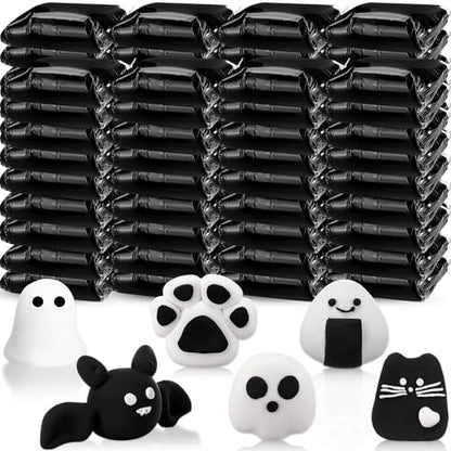 VioraWhite 72 Pcs 38oz Air Dry Clay Bulk Modeling Clay,Black - color: Black