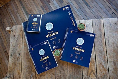 Strathmore (657-68) Vision Sketch Pad, 18" x 24", White, 55 Sheets - size: 18x24, style: Sketch