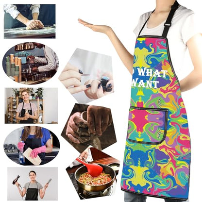 MBMSO Painting Artist Apron with Pockets Artist Painter Gifts Art Lover Gift for Art Teacher Student Painter Apron Waterproof - color: Love Art Apron-5