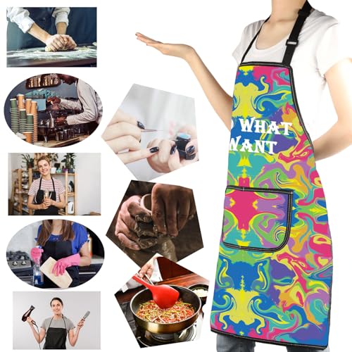 MBMSO Painting Artist Apron with Pockets Artist Painter Gifts Art Lover Gift for Art Teacher Student Painter Apron Waterproof - color: Love Art Apron-5